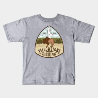 Classic Wildlife Of Yellowstone Kids T-Shirt